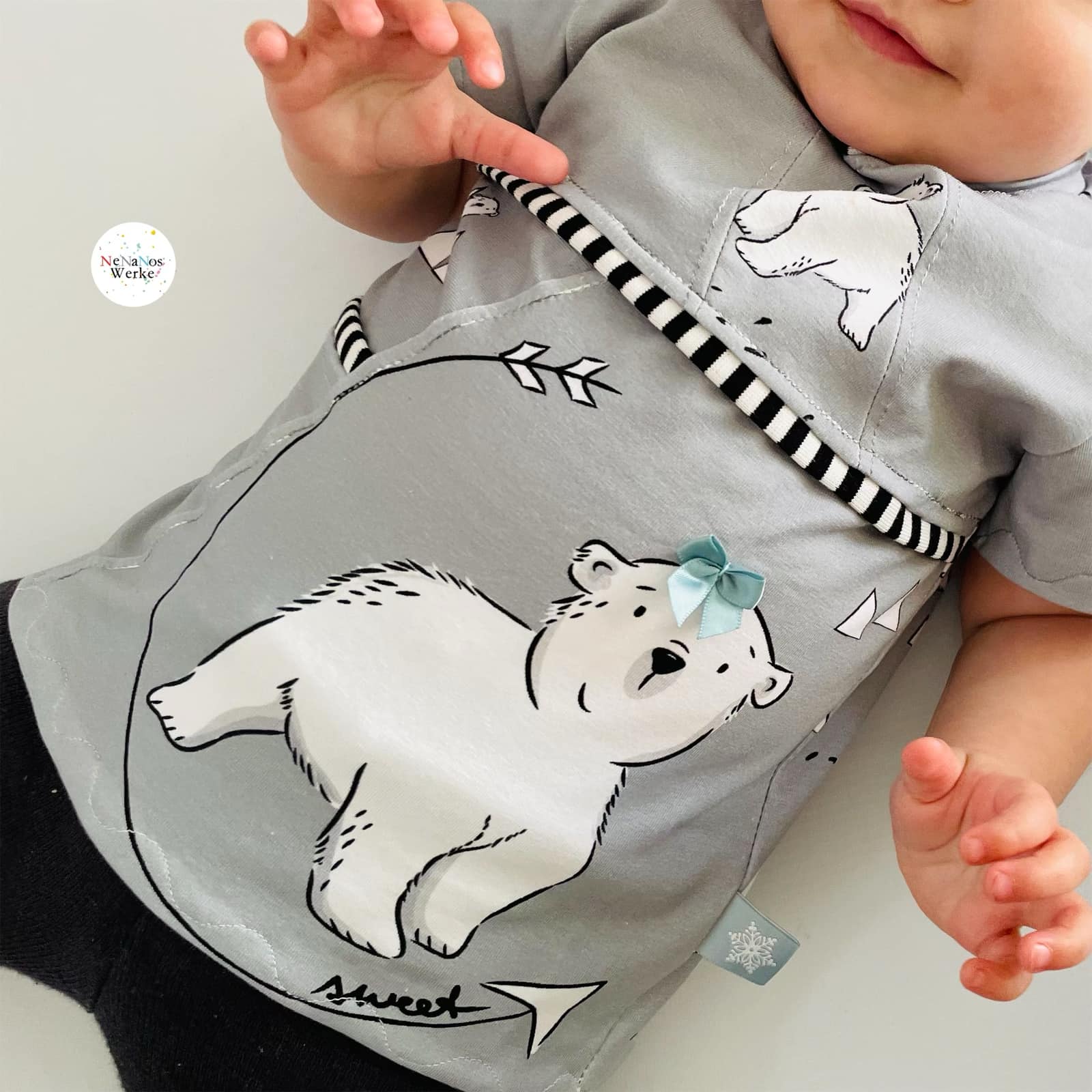 # 252 - Baby Streifenmonk Shirt Gr. 50 - 92 inkl. A1