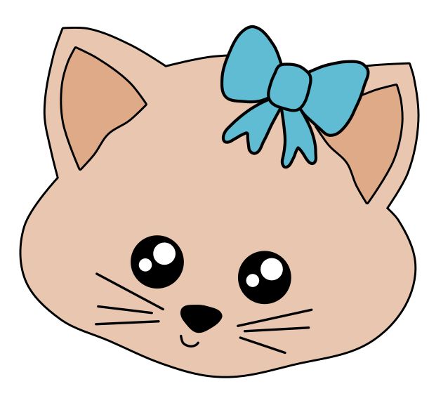 A051 - Applikationsvorlage Katze Mimi